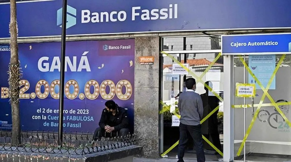 Uno de los inmuebles del exbanco Fassil precintados por la Fiscalía. Foto: Los Tiempos