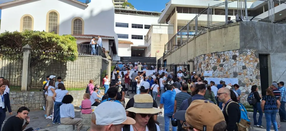 Uno de los recintos electorales de Caracas. Foto: CNE
