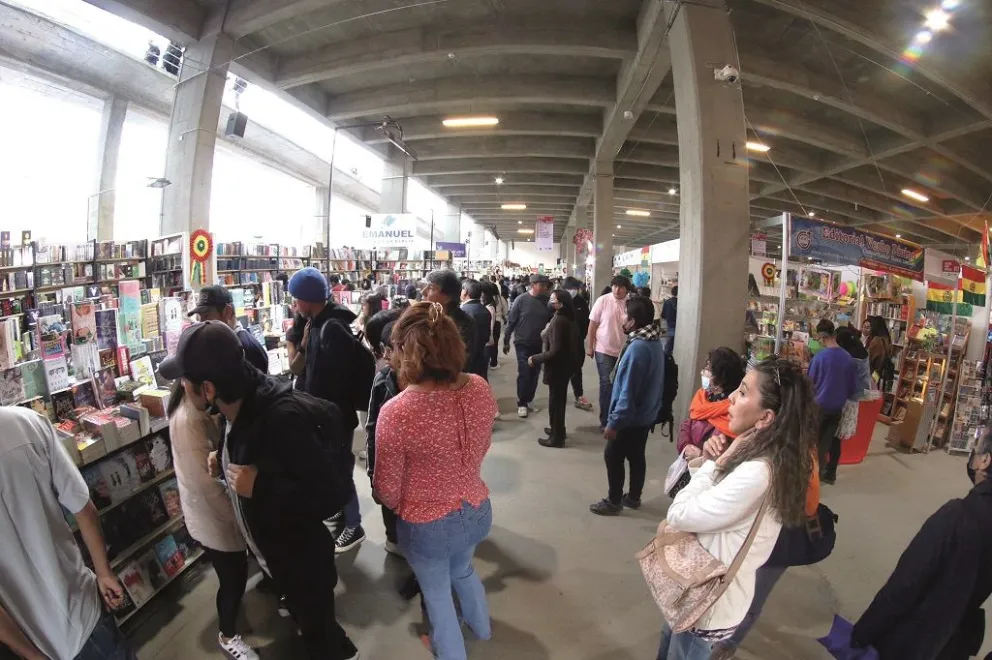 La feria nuevamente se desplegará en el campo ferial Chuquiago Marka. Foto: Cámara departamental del libro