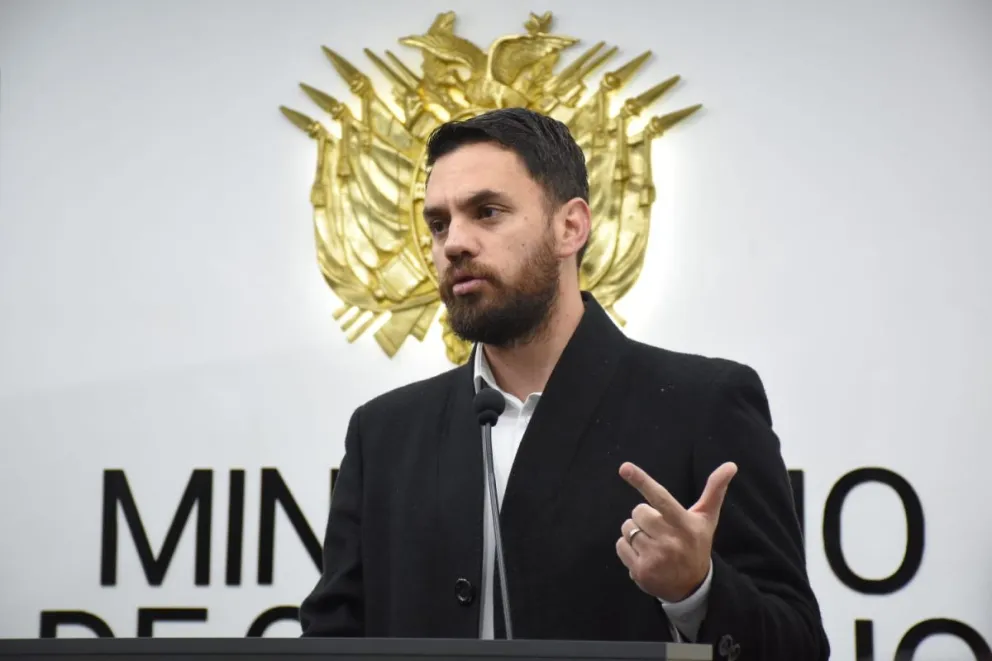 El ministro de Gobierno, Eduardo Del Castillo. Foto: APG