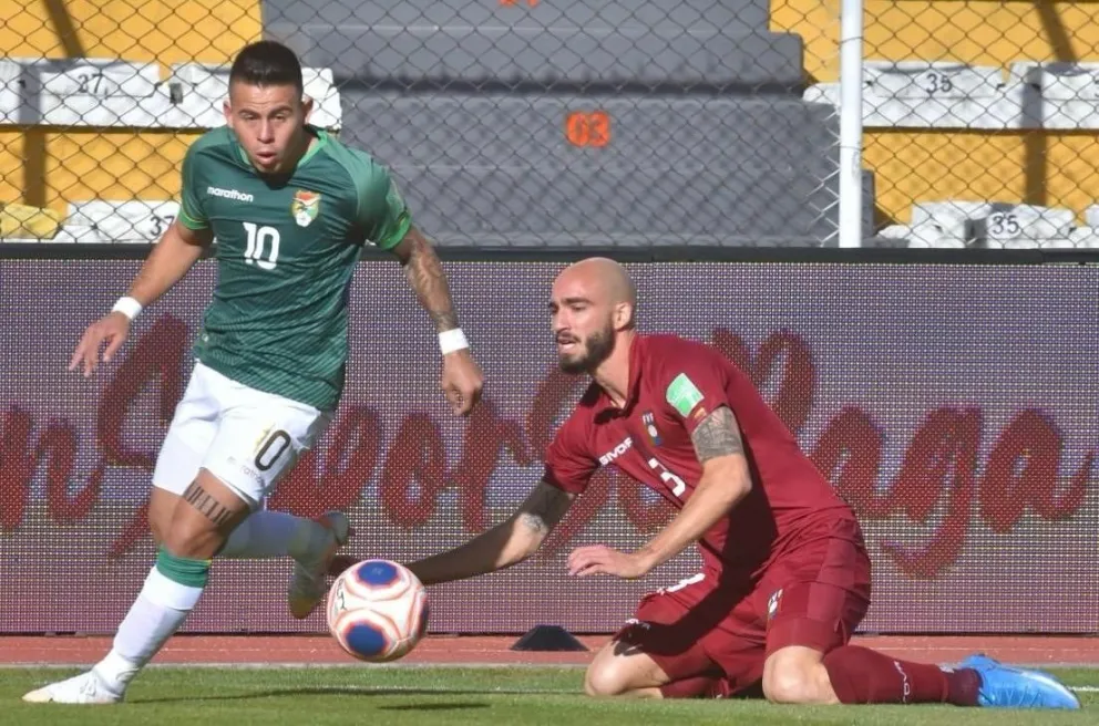 La selección volverá a jugar en La Paz en septiembre, su rival es Venezuela. En la imagen el partido disputado en 2021. Foto: FBF