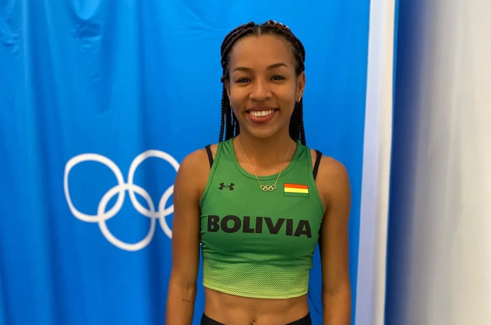 Torrez en París previo a su debut en los Juegos Olímpicos. Foto: COB.