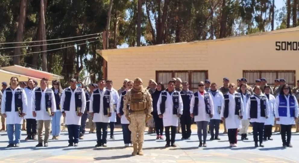 Personal del Programa de Salud Familiar Comunitaria Intercultural. Foto: Ministerio de Salud/ABI