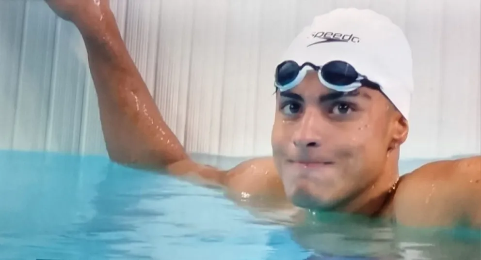 Núñez del Prado tras su participación en los Juegos Olímpicos. Foto: Captura de pantalla.