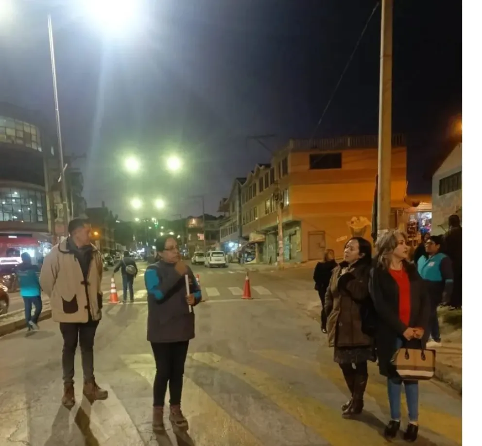 Subalcaldesa del macrodistrito de Mallasa, María del Carmen Navarro este miércoles en la noche. Foto: AMUN.