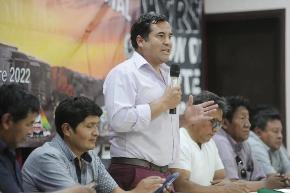 Héctor Mercado, principal dirigente del transporte pesado. Foto: APG