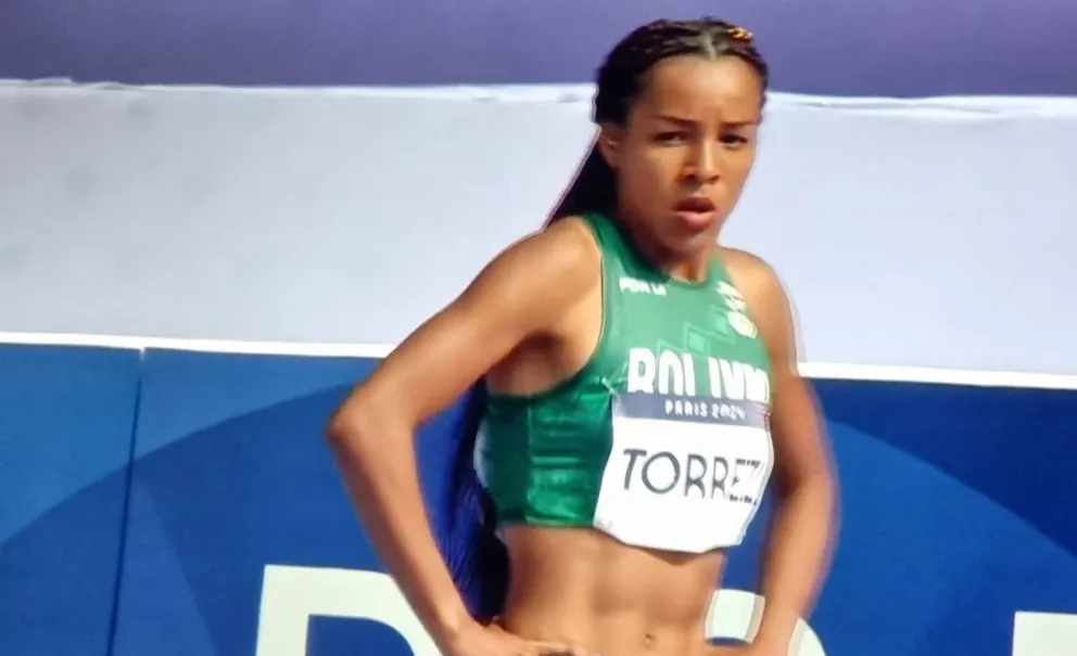Torrez en el momento previo a su debut en los JJOO. Foto: Captura de pantalla.