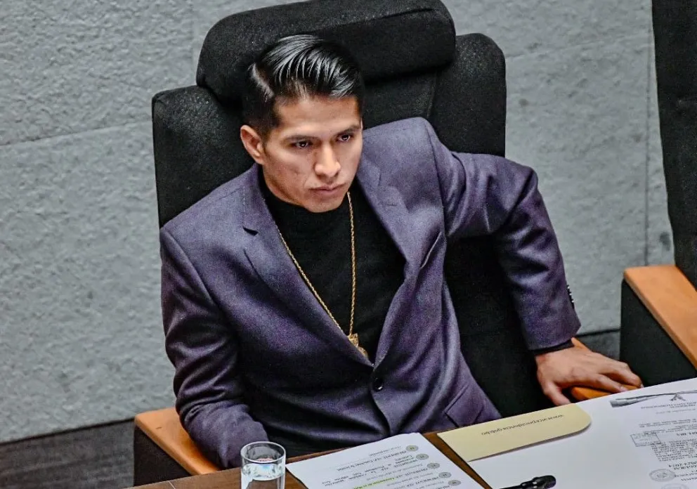 El presidente de la Cámara de Senadores, Andrónico Rodríguez. Foto: Facebook Senado