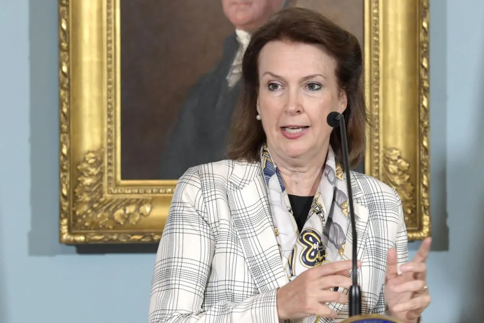 La ministra de Relaciones Exteriores de Argentina, Dina Mondino. Foto: EFE
