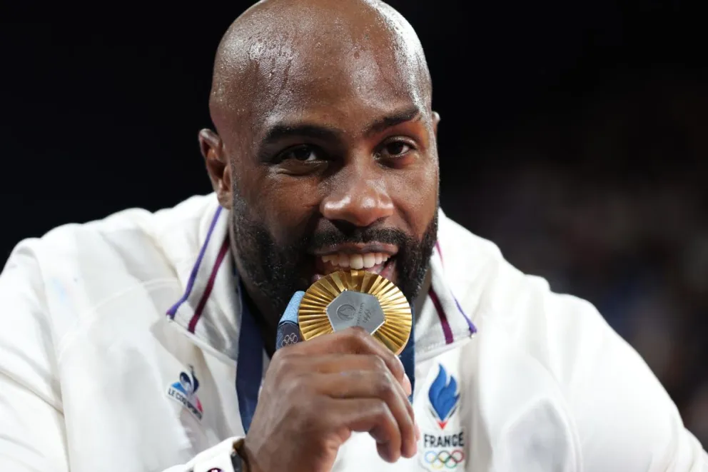 Teddy Riner volvió a mostrar su poderío en el judo. Foto: EFE