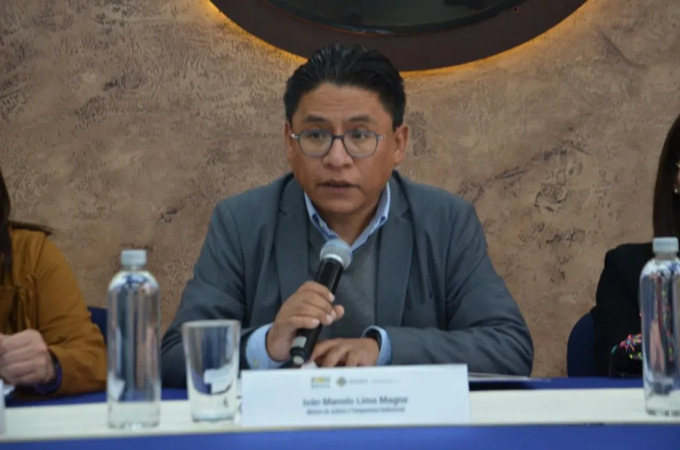 Iván Lima funge como Canciller interino. Foto: Ministerio de Justicia