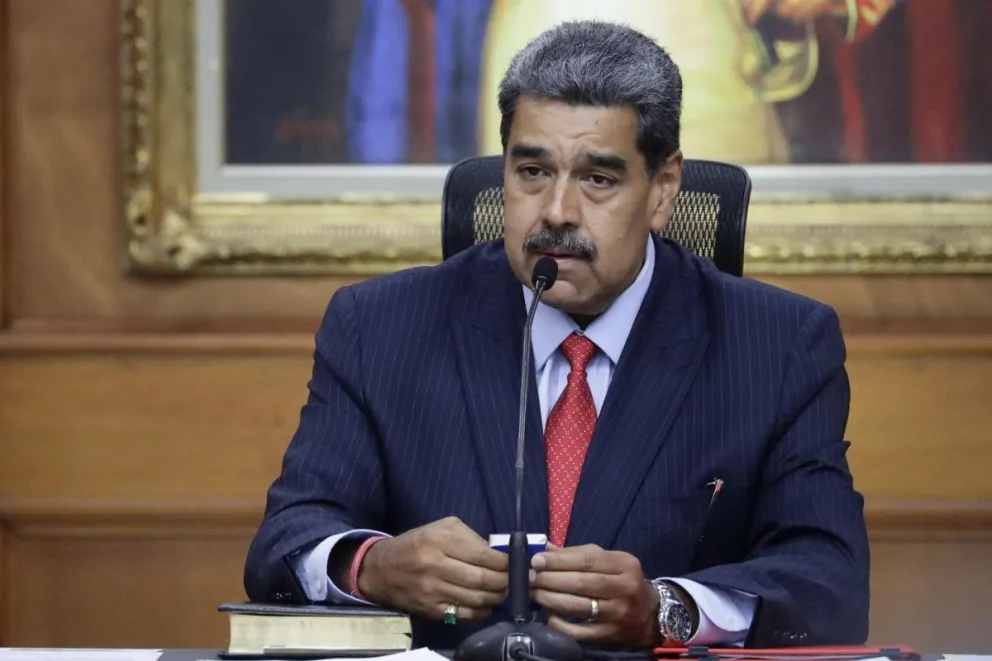El presidente de Venezuela, Nicolás Maduro, durante una rueda de prensa el miércoles pasado en el Palacio de Miraflores en Caracas (Venezuela). Foto: EFE