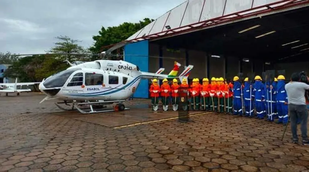 El helicóptero Eco Charlie Foto: ABI