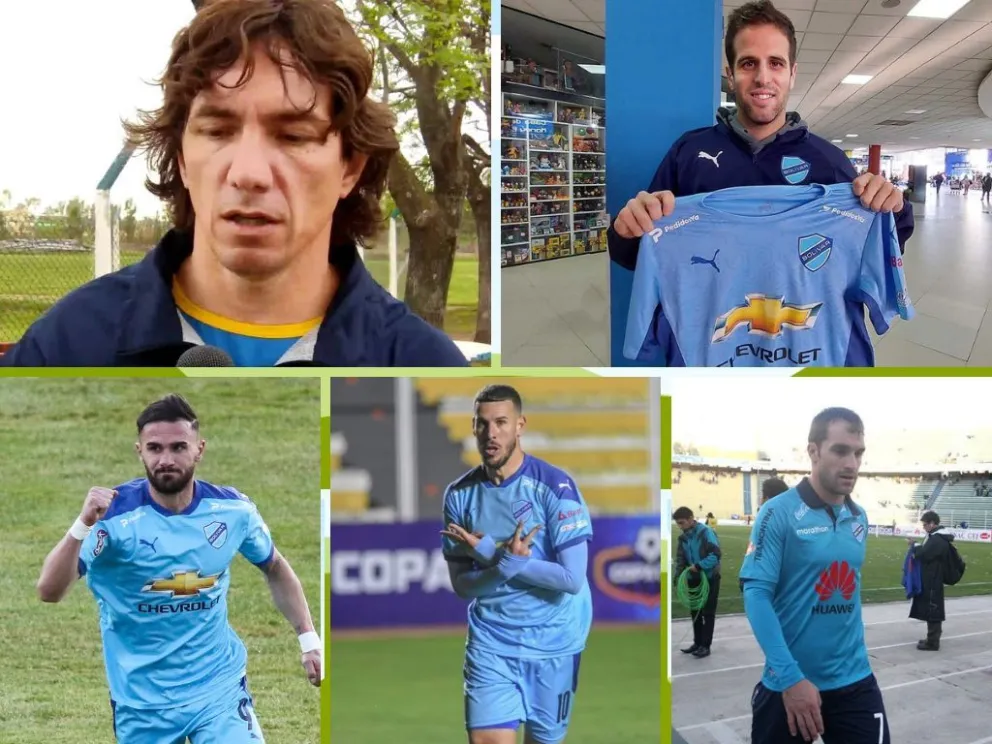 Arriba: Silvio Carrario y Pablo hervías. Abajo: Armando Sadiku, Alvaro Rey e Ivan Borghello. Fotos: archivo y Espn