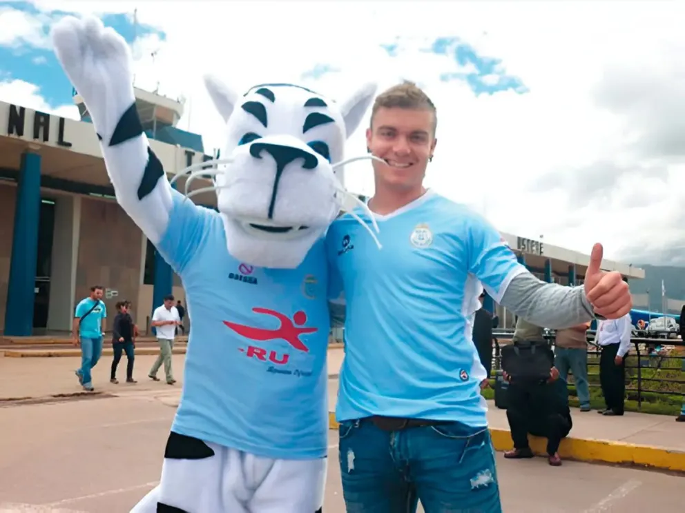 André Martins en su presentación en el club Real Garcilaso.Foto: Libero