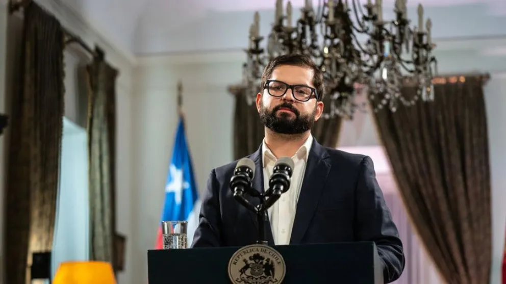 El presidente chileno, Gabriel Boric. Foto: Gabriel Boric (Facebook)