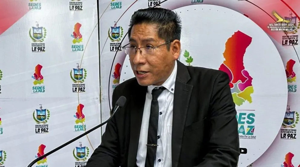 Javier Mamani, director de Epidemiología del Servicio Departamental de Salud de La Paz. Foto: ABI