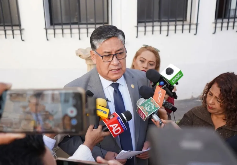 El fiscal general del Estado, Juan Lanchipa. Foto: FGE