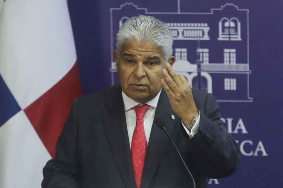 El presidente de Panamá, José Raúl Mulino. Foto: EFE