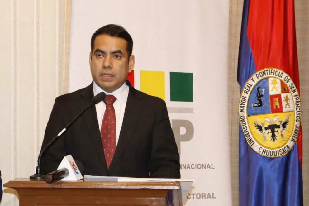 El vicepresidente en ejercicio del TSE, Francisco Vargas. Foto: TSE