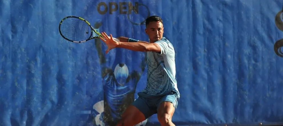 Dellien durante un partido pasado. Foto: Svijany Open.