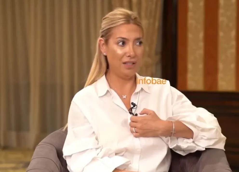 Fabiola Yañez durante la entrevista con Infobae. Foto: Captura de video