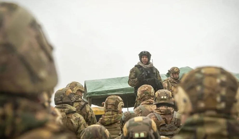 Efectivos militares durante una anterior actividad (imagen referencial). Foto: ABI 