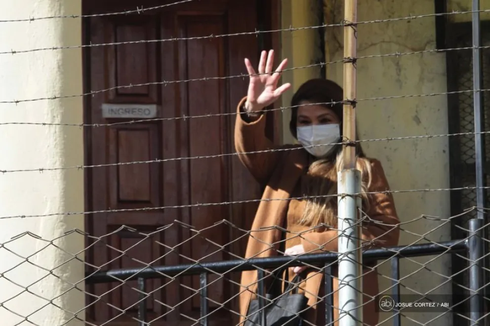 La expresidenta se encuentra recluida en el penal de Miraflores. Foto: ABI