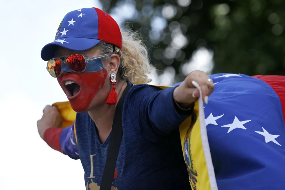 Miles de venezolanos protestan contra los resultados de las elecciones presidenciales brindados por el Consejo Nacional Electoral, que proclamó ganador al presidente Nicolás Maduro. Foto: EFE