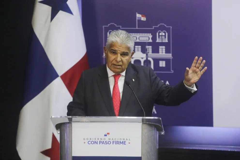 El presidente de Panamá, José Raúl Mulino. Foto: EFE