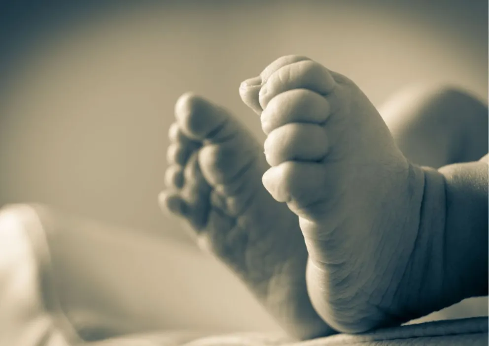 Una imagen referencial de un bebé. 