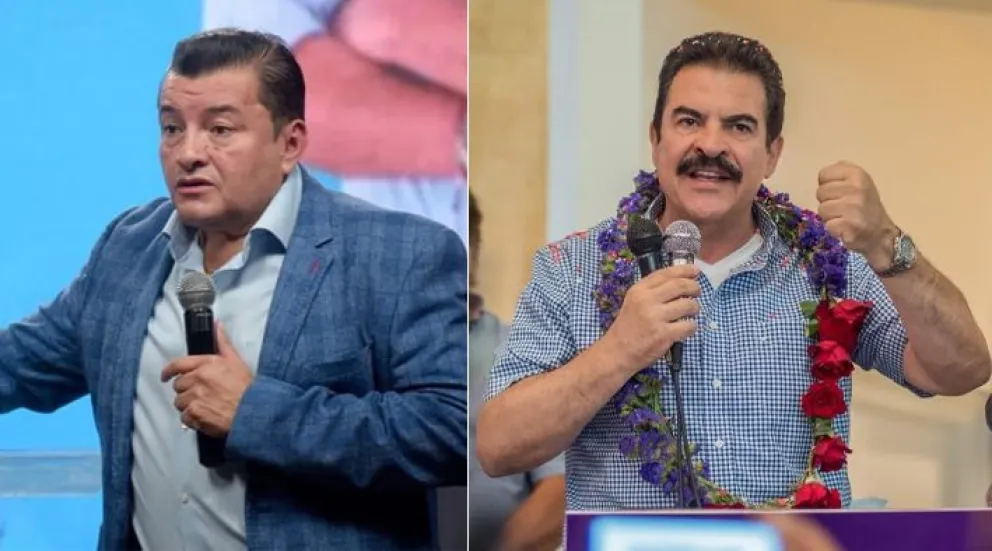 El alcalde  de Santa Cruz Jhonny Fernández y el de Cochabamba, Manfred Reyes Villa. Foto: Composición