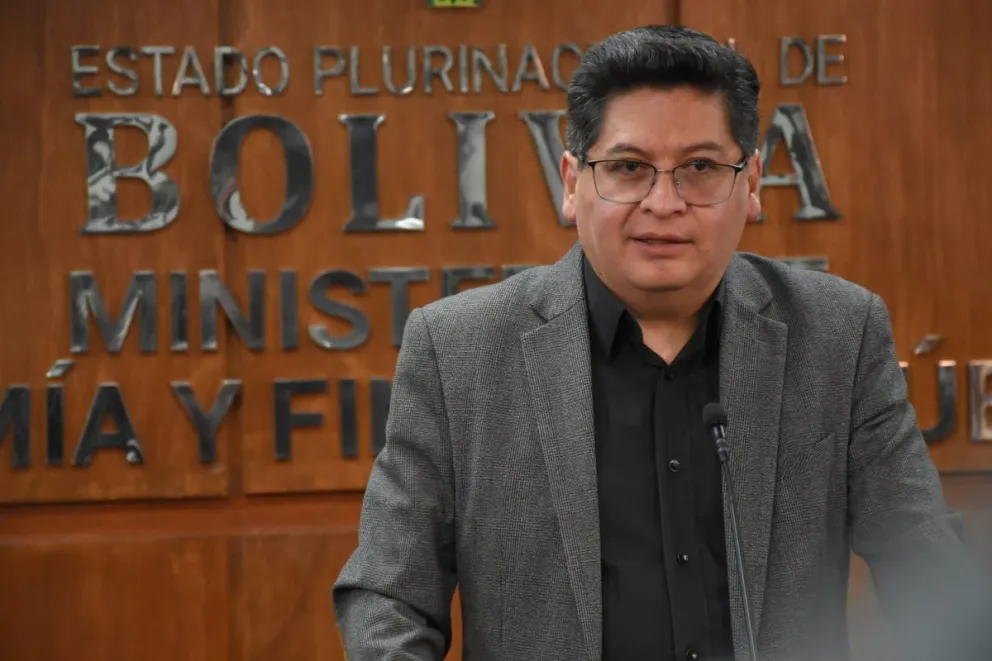 El ministro de Economía y Finanzas Públicas, Marcelo Montenegro. Foto: APG