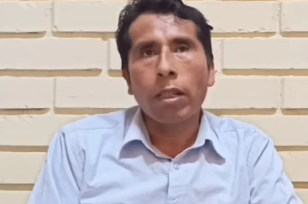 Hernán Huaytari, hermano de Israel Huaytari. Foto: Captura de video