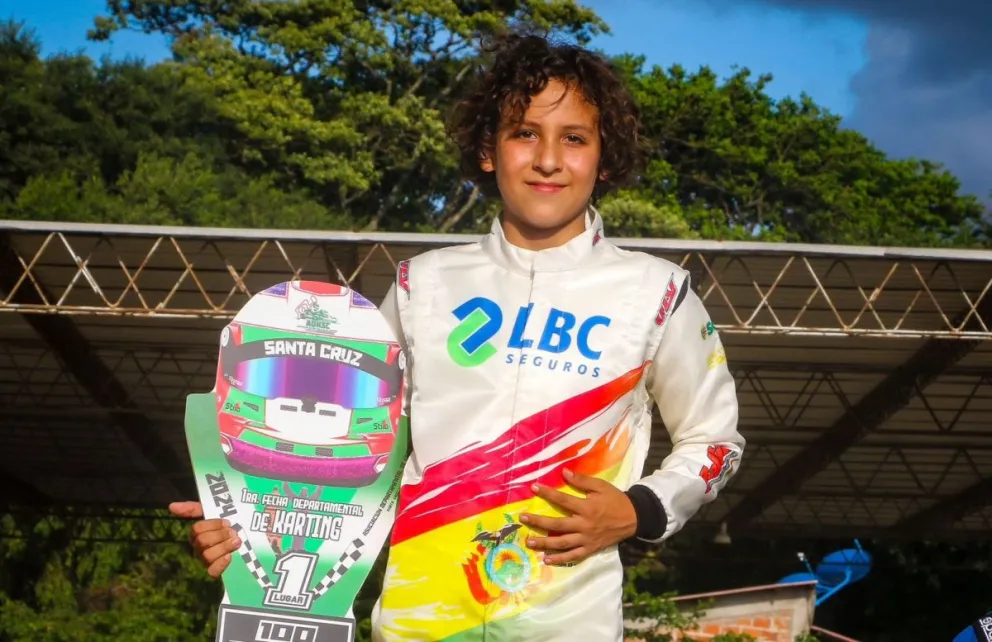 El piloto nacional Lucas Careaga. Foto: Jordy Ugarte.