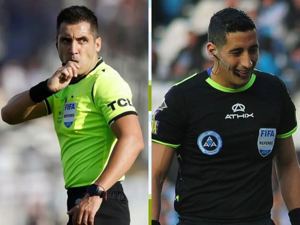 El chileno Cristian Garay (izq.) y el argentino Yael Falcón.