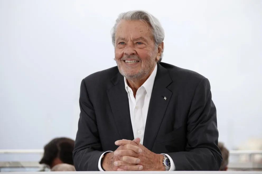 El actor Alain Delon durante su última aparición pública en 2019 en el Festival de Cannes. Foto: EFE