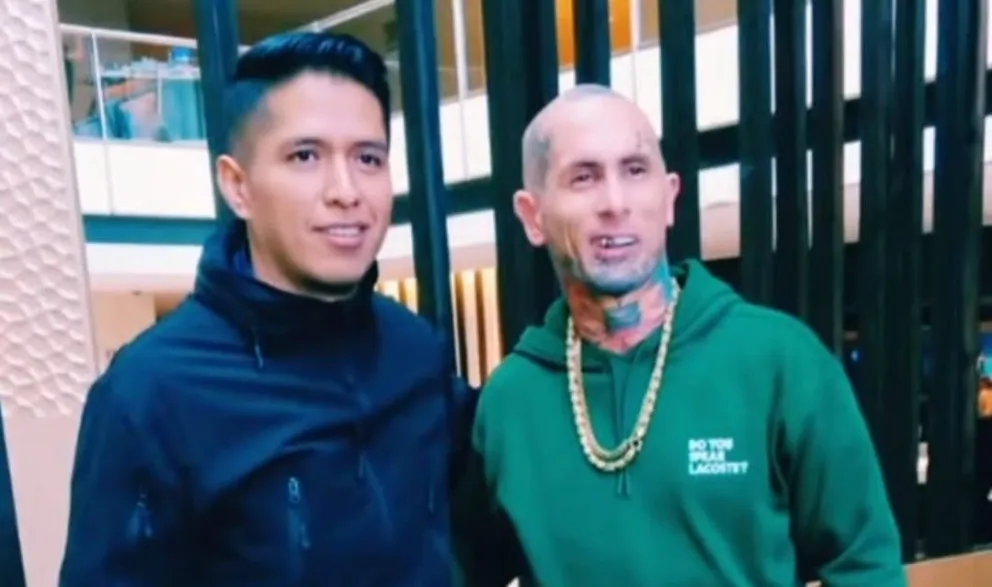 Andrónico Rodríguez y Emanuel Noir Foto: Captura de video