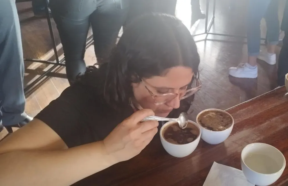 Camila Khalifé, especialista en calidad de café y experta en comunicación. Foto: Anahí Cazas / Visión 360