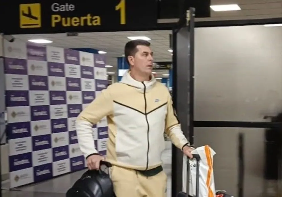 Ismael Rescalvo, el técnico del Tigre está de vuelta en la sede de Gobierno. Foto: Red Bolivisión. 