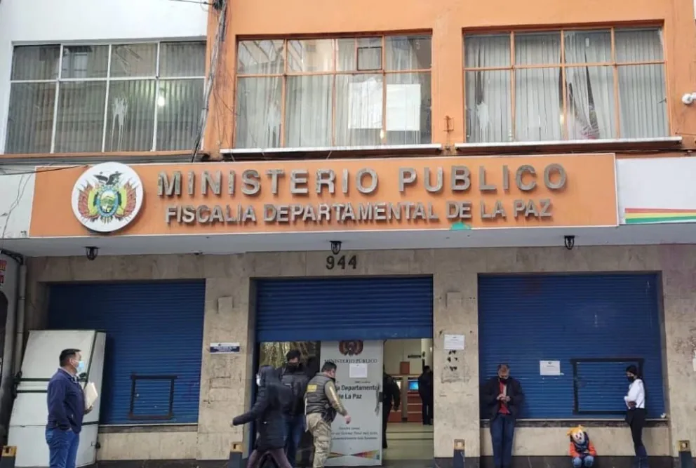 Las oficinas del Ministerio Publico en La Paz. Foto: FGE