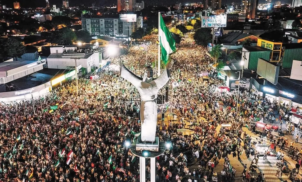 Una concentración anterior en la ciudad de Santa Cruz de la Sierra. Foto: Archivo