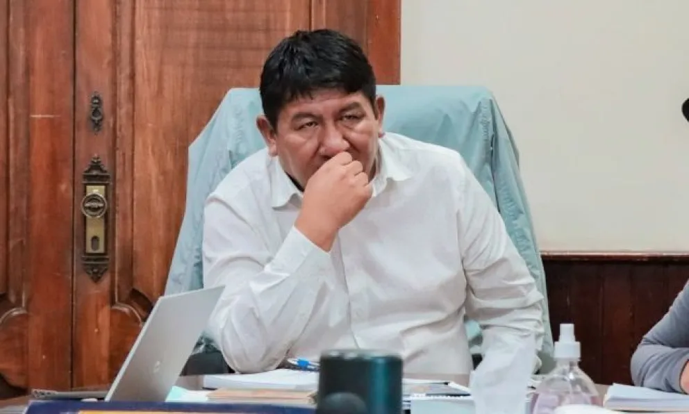 El gobernador titular de Potosí, Jhonny Mamani. Foto: Correo del Sur