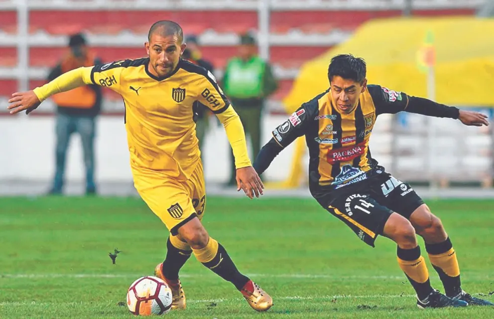 Incidencia del partido que The Strongest y Peñarol jugaron en La Paz en marzo de 2018. El Tigre se impuso por la mínima diferencia. Foto: Conmebol