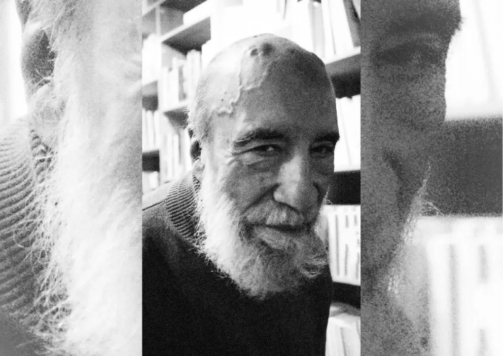 Raúl Zurita, escritor chileno. 