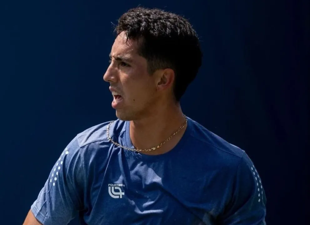 Murkel Dellien en su partido del US Open. Foto: Regina Cortina.