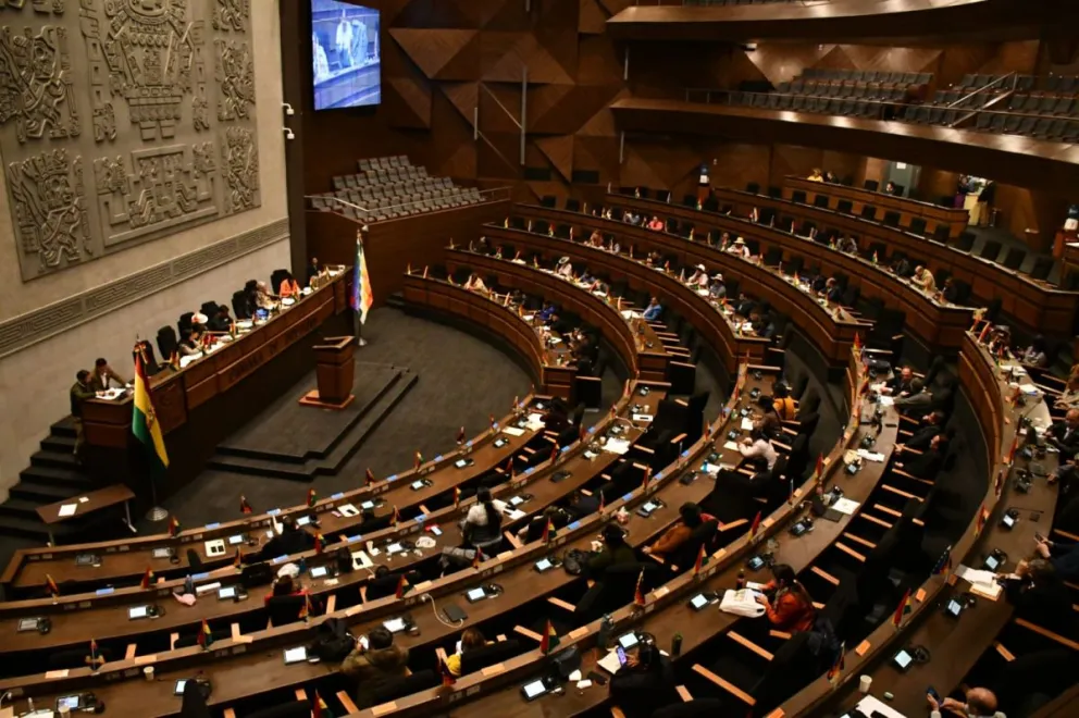 Una sesión en la Asamblea Legislativa. Foto: APG