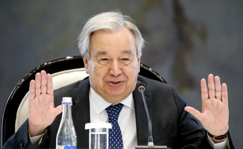 Foto de archivo en donde se ve al secretario general de la ONU, António Guterres. Foto: EFE