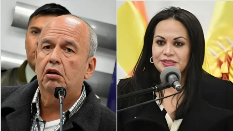 Murillo y Lizárraga, exministros de Jeanine Añez: Fotos: ABI