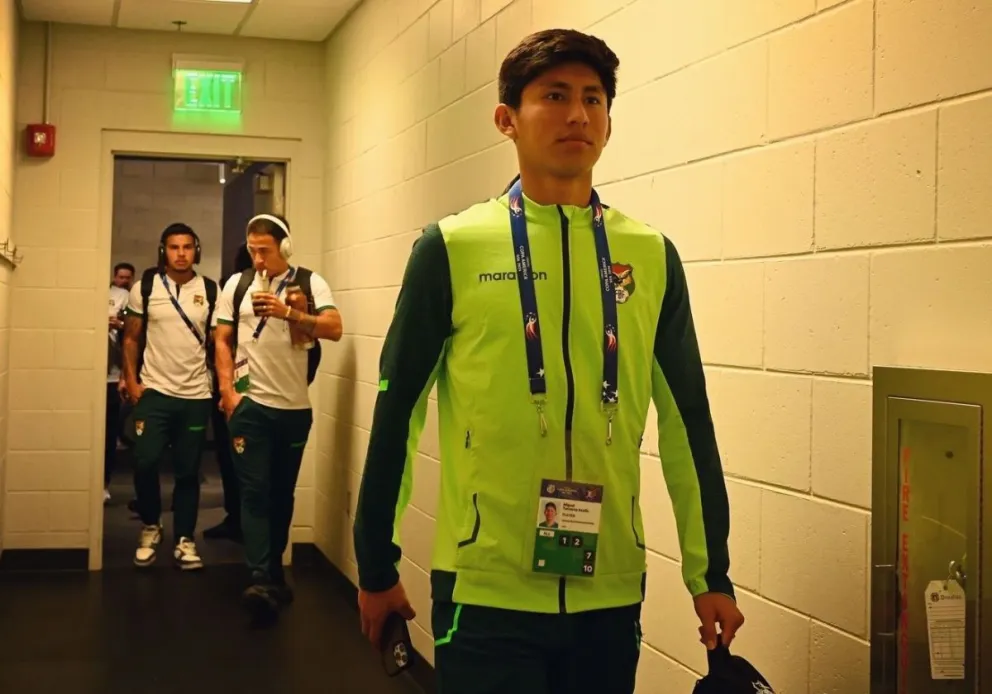 Miguelito Terceros en una convocatoria anterior a la selección nacional. Foto: FBF